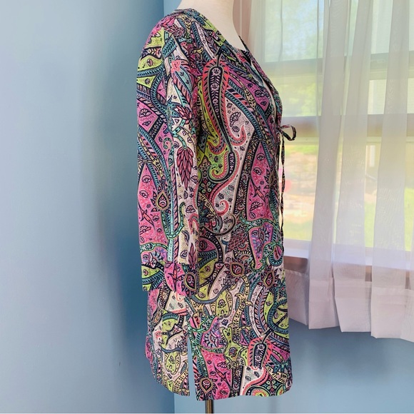 Tommy Bahama Pastel Paisley Swimsuit Coverup - Picture 4 of 5